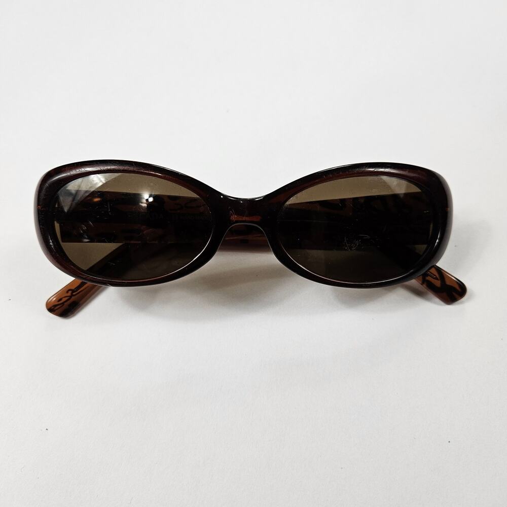 Y2k Escada Designer Sunglasses Brown Small Frame - Picture 4 of 7